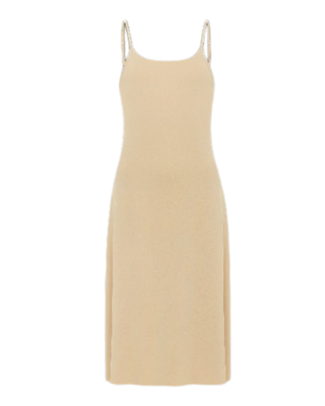 Gemsli FK311 41" Sand Luxury Adjustable Straps Seamless Slip Myselflingerie.com